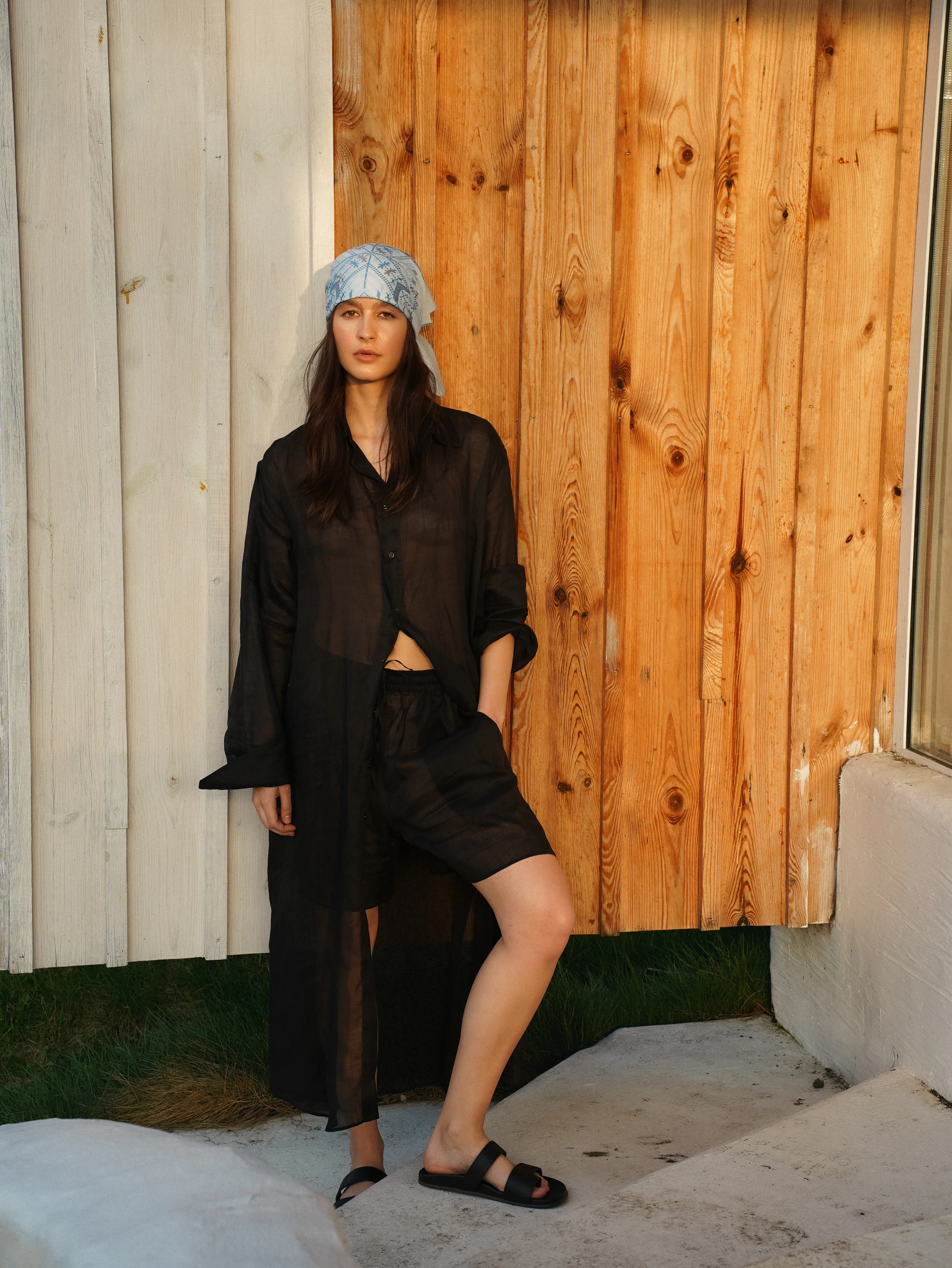 Сорочка довга oversize із 100% кропиви Rami